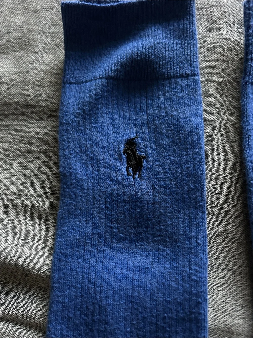Polo by Ralph Lauren Men's Crew Dress Socks in Navy Blue